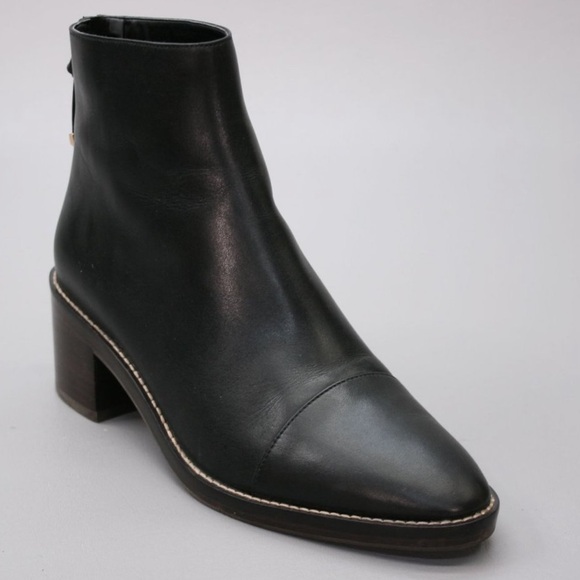 Cole Haan Winnie Grand Bootie Waterproof Cap Back/Rear-zip Ankle Boots - Picture 4 of 10